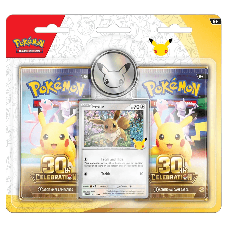 Blister 2-Busta di 30° Anniversario: Eevee